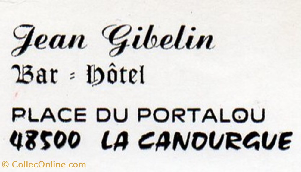 Gibelin Jean (vers 1980) documents anciens factures commerciaux gibelin jean vers 1980