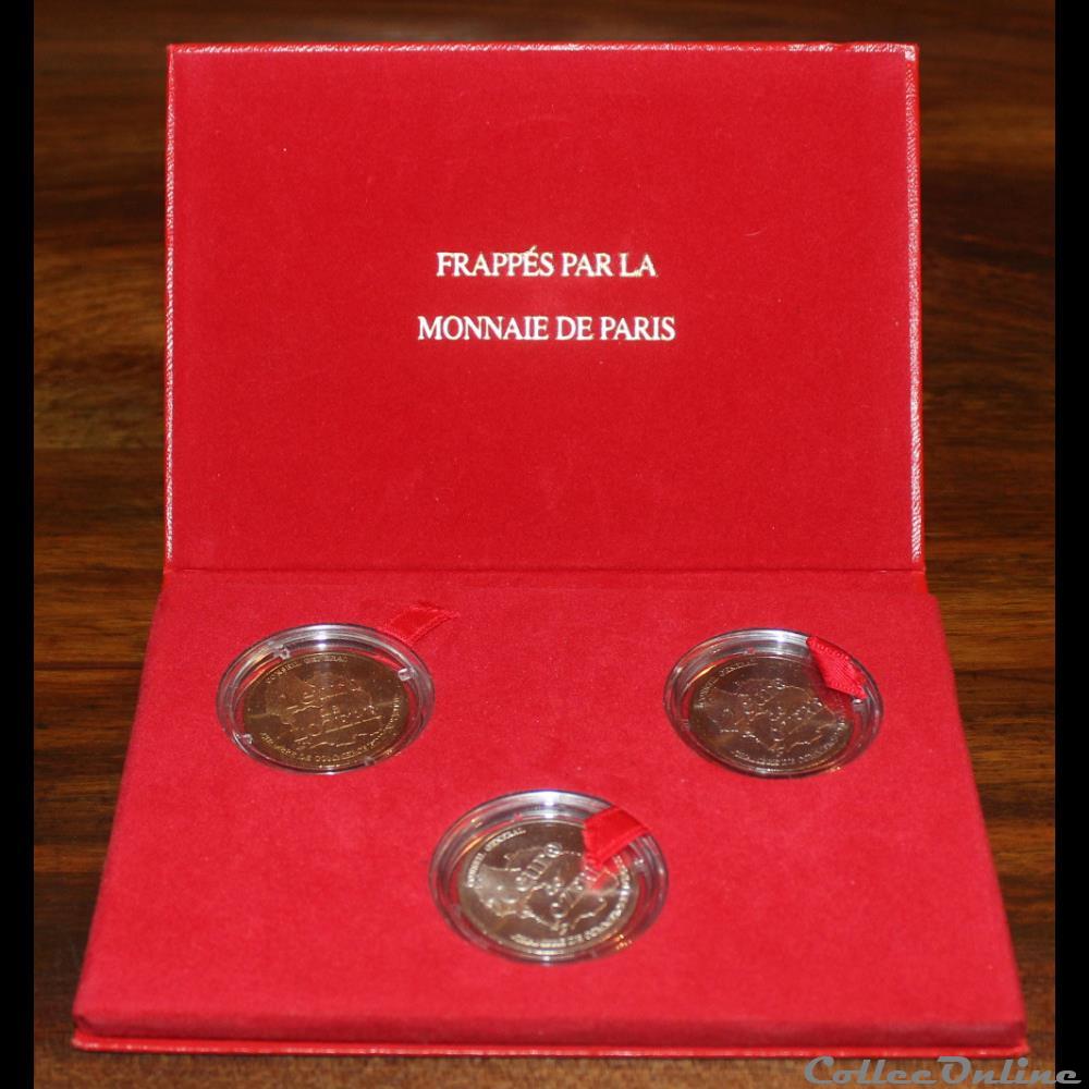 1, 2 et 20 euro de Lozère monnaie france 1 2 et 20 euro de lozere