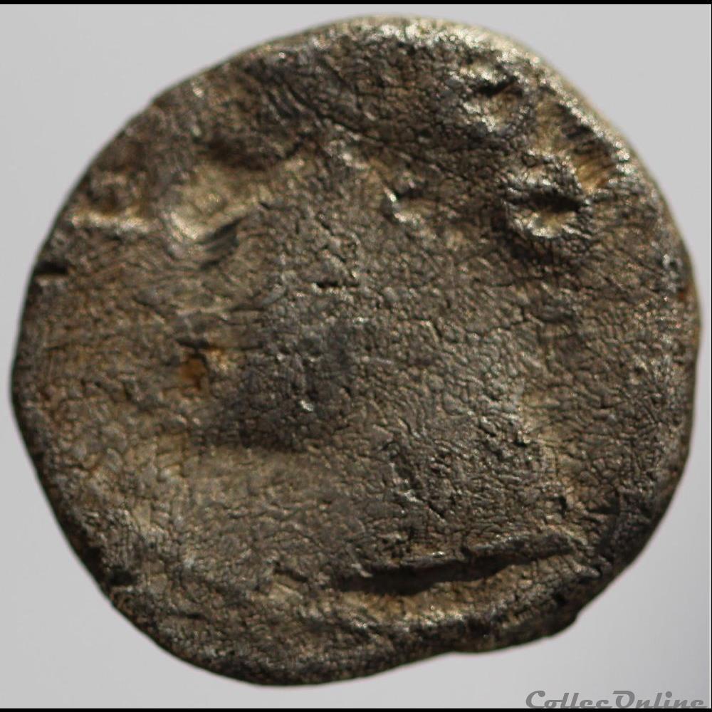série 1175B DT manque - drachme au bucrane monnaie antique gauloise serie 1175b dt manque drachme au bucrane