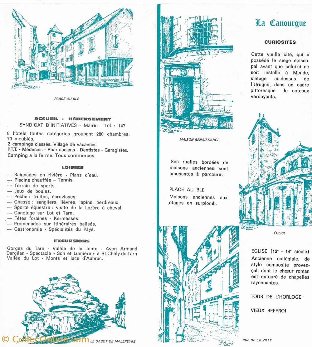 1970 (vers) - Dépliant documents anciens autres 1970 vers depliant