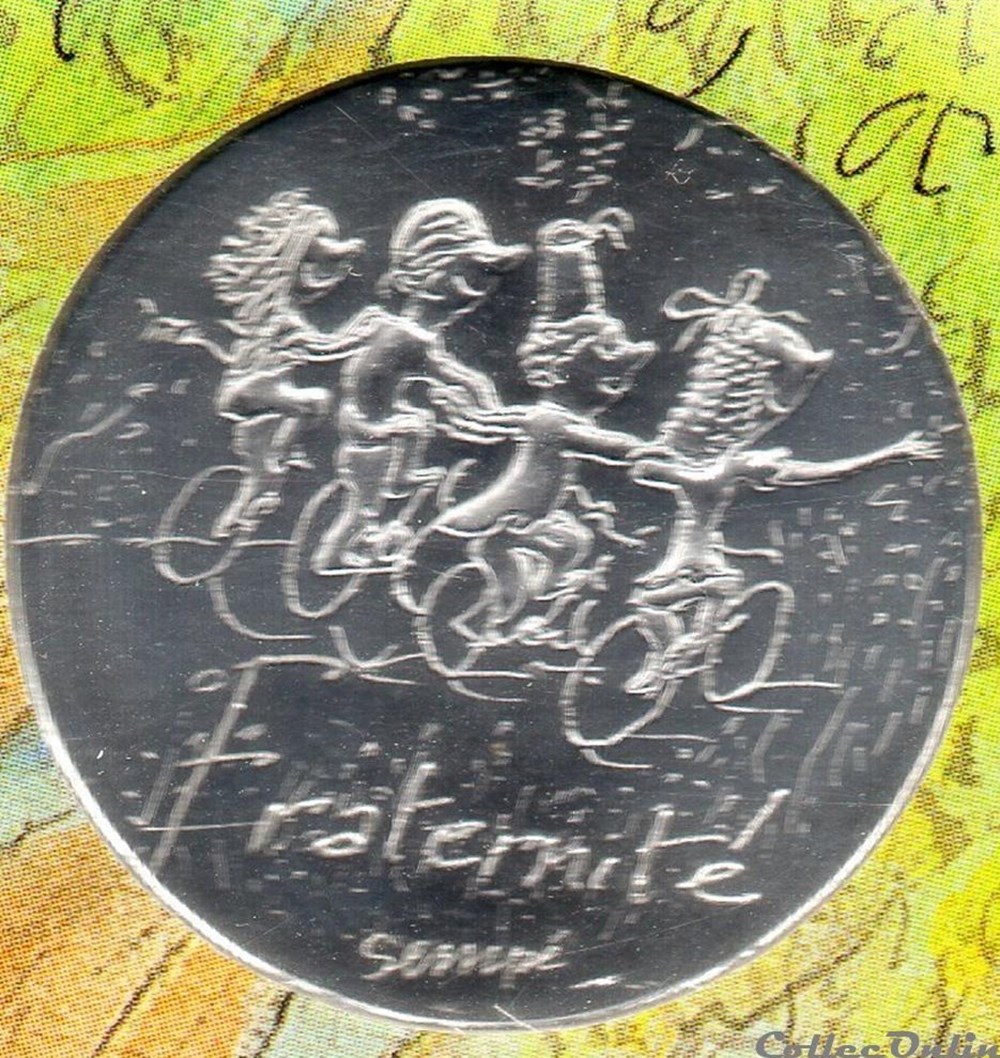 2014 - 10 euro Sempé - Fraternité, été monnaies euros france 2014 10 euro sempe fraternite ete