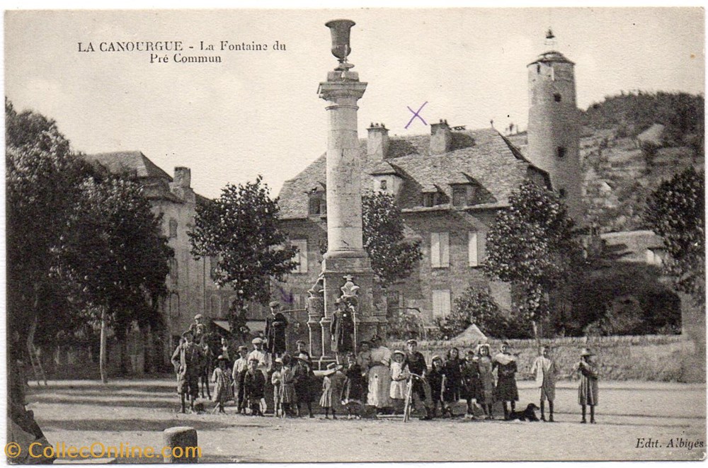 cartes postales europe france c03 la fontaine du pre commun