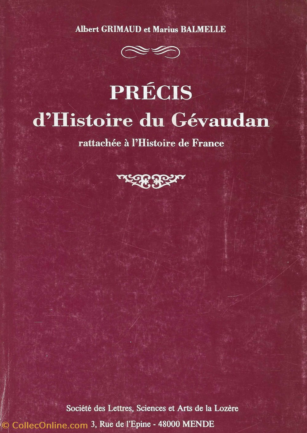 livres bd revues 1925 precis histoire du gevaudan