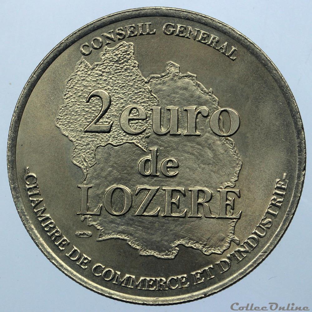 monnaie france 2 euro de lozere