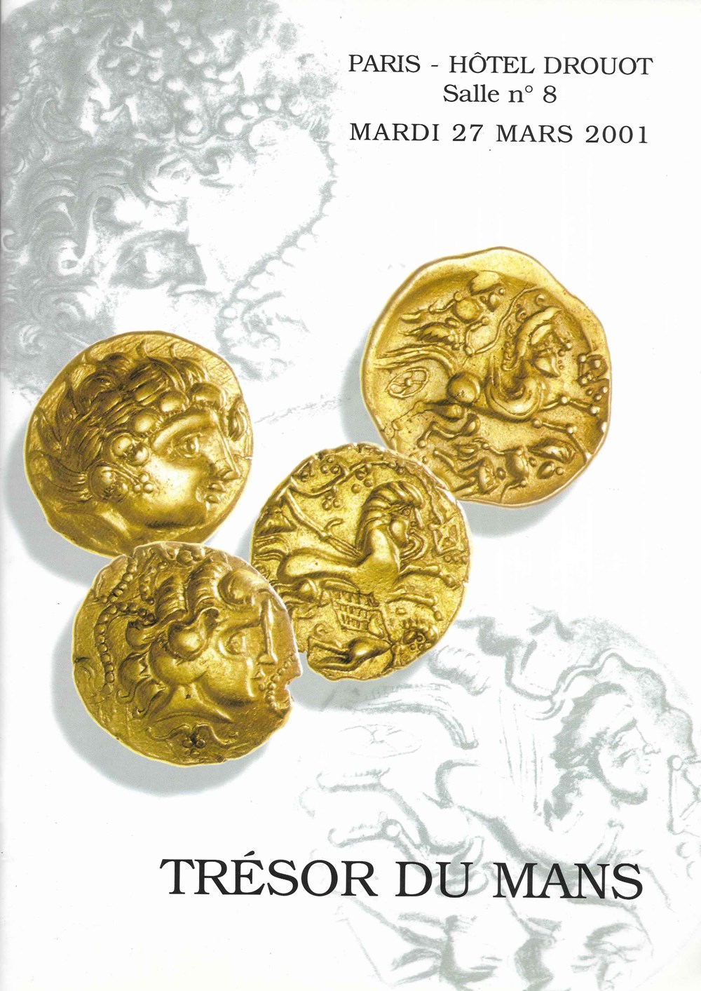 monnaies livres ouvrages ventes 2001 vente du tresor du mans