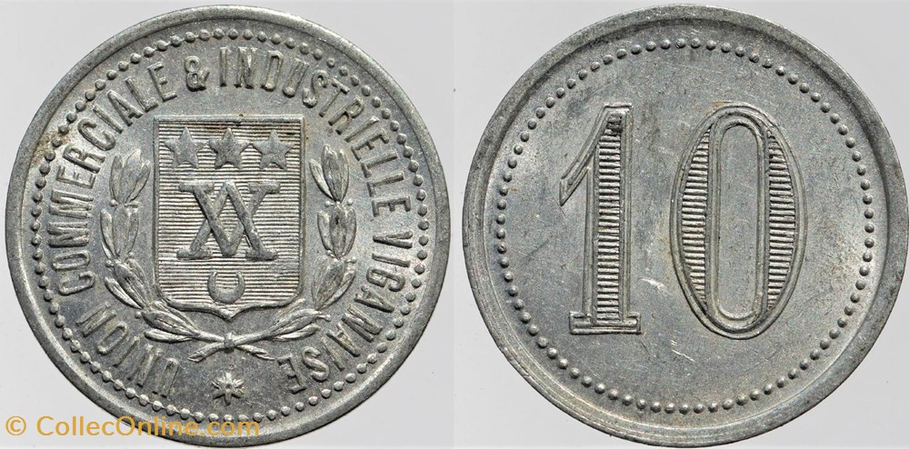 30 - Le Vigan - 10 centimes monnaies monde france 30 le vigan 10 centimes