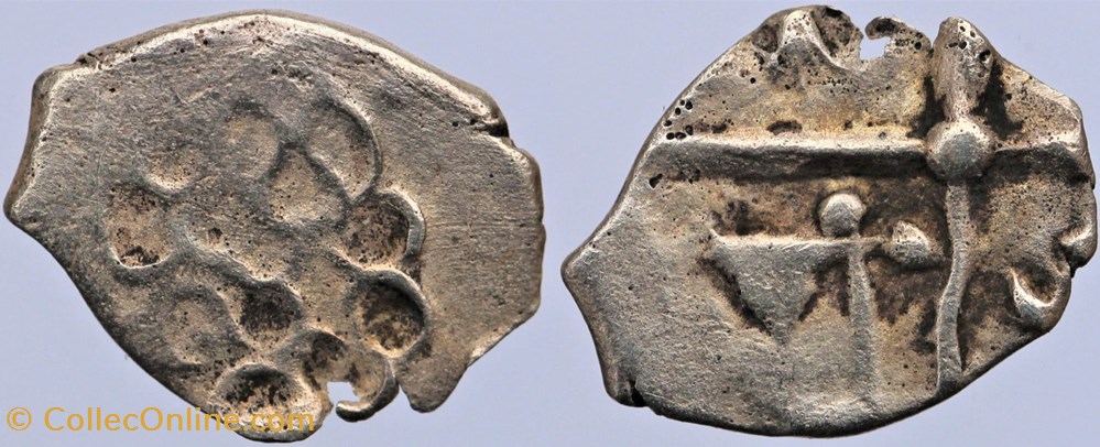 monnaies antiques av jc ap celtes rutenes obole aux lunules