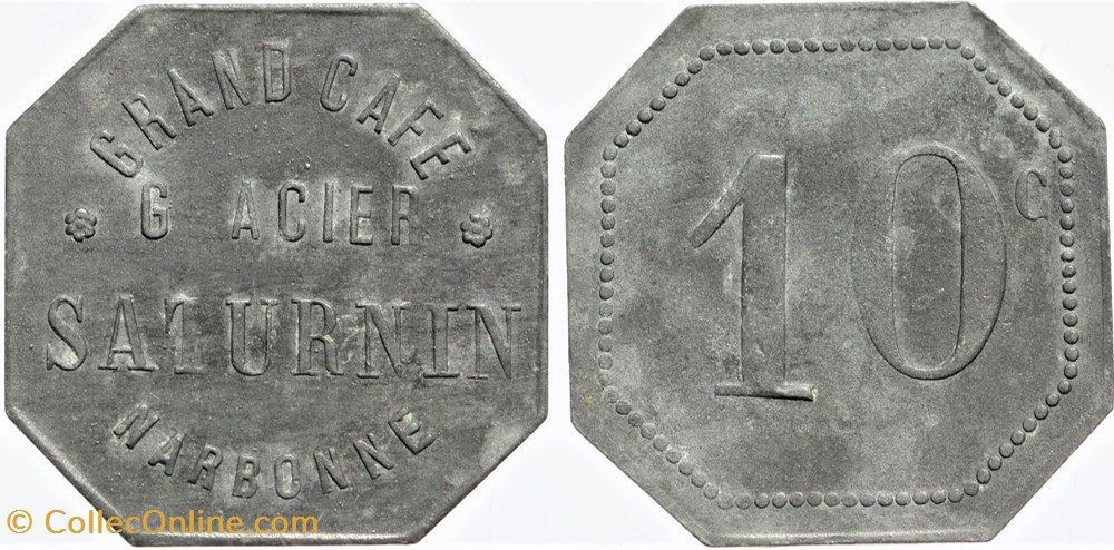 monnaies monde france 11 narbonne 10 centimes