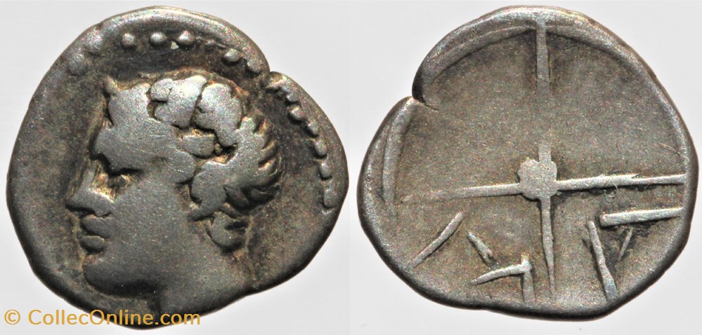 monnaies antiques av jc ap celtes massalia obole ma