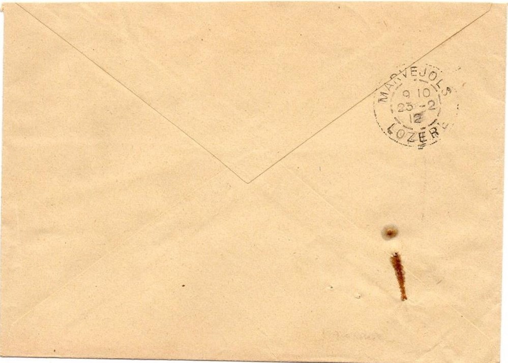 1912 - Cachets type A4 documents anciens marques postales europe 1912 cachets type a4