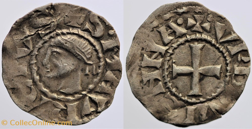 Dauphiné - Vienne - Denier monnaies france feodales dauphine vienne denier