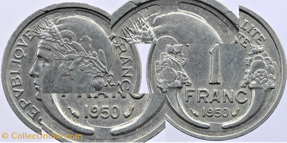 monnaies monde france f 221 morlon 1 fr 1950 fantome