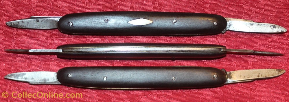 Couteau de notaire ou d'écrivain 3 couteaux couteau de notaire ou ecrivain