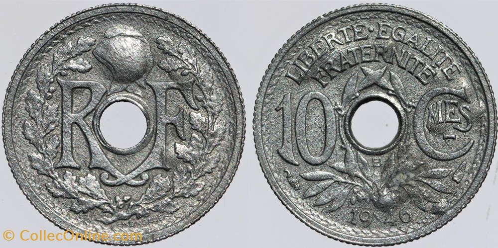 monnaies monde france f 143 lindauer 10 c 1946 b