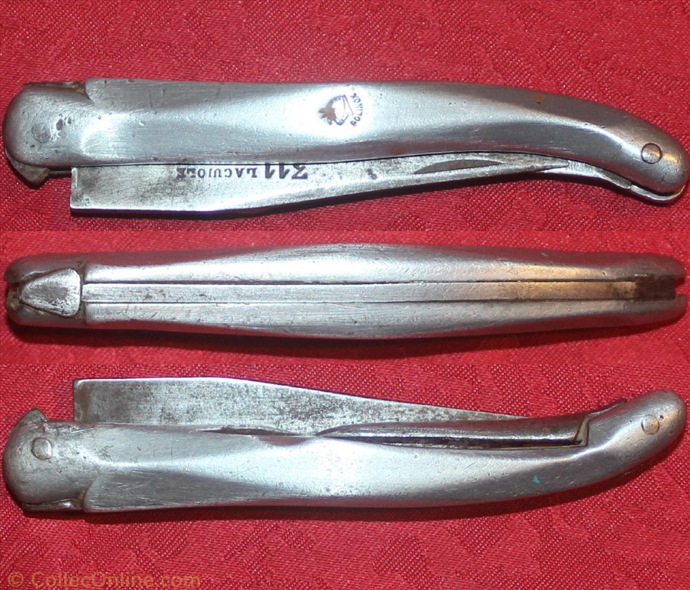 Laguiole Besset Aluminium 2 couteaux laguiole besset aluminium