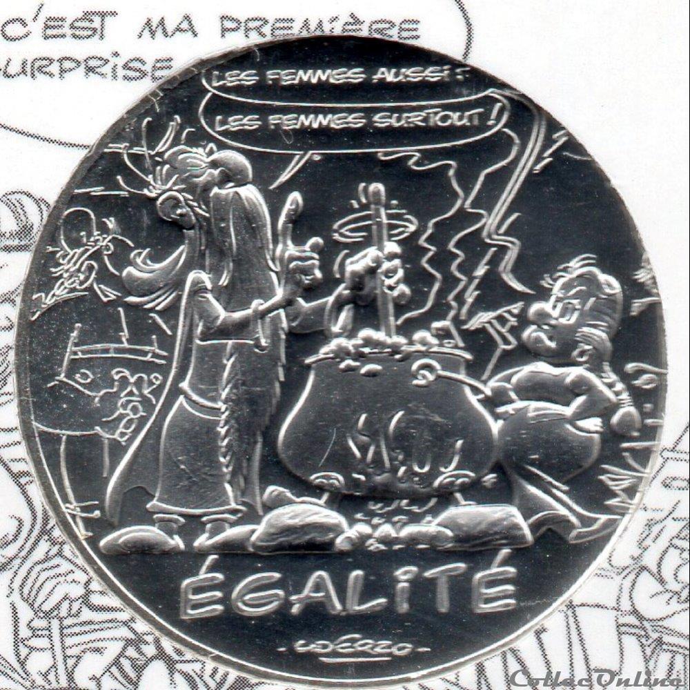 2015 - 10 euro Astérix - Egalité monnaie france 2015 10 euro asterix egalite