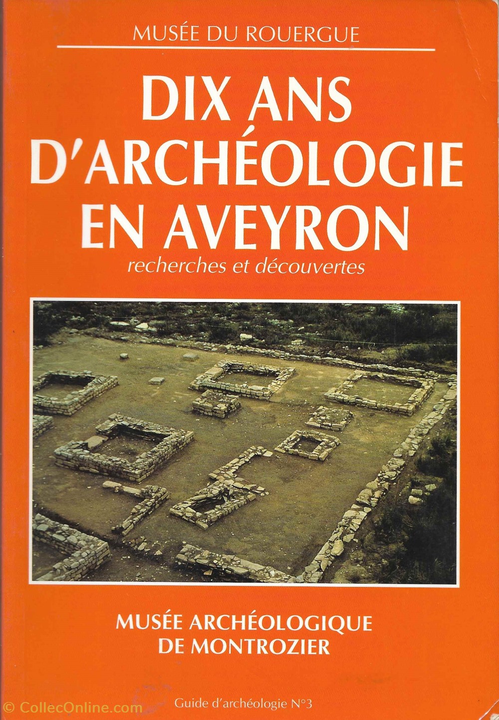 1995 - Dix ans d'Archéologie en Aveyron livres bd revues 1995 dix ans archeologie en aveyron