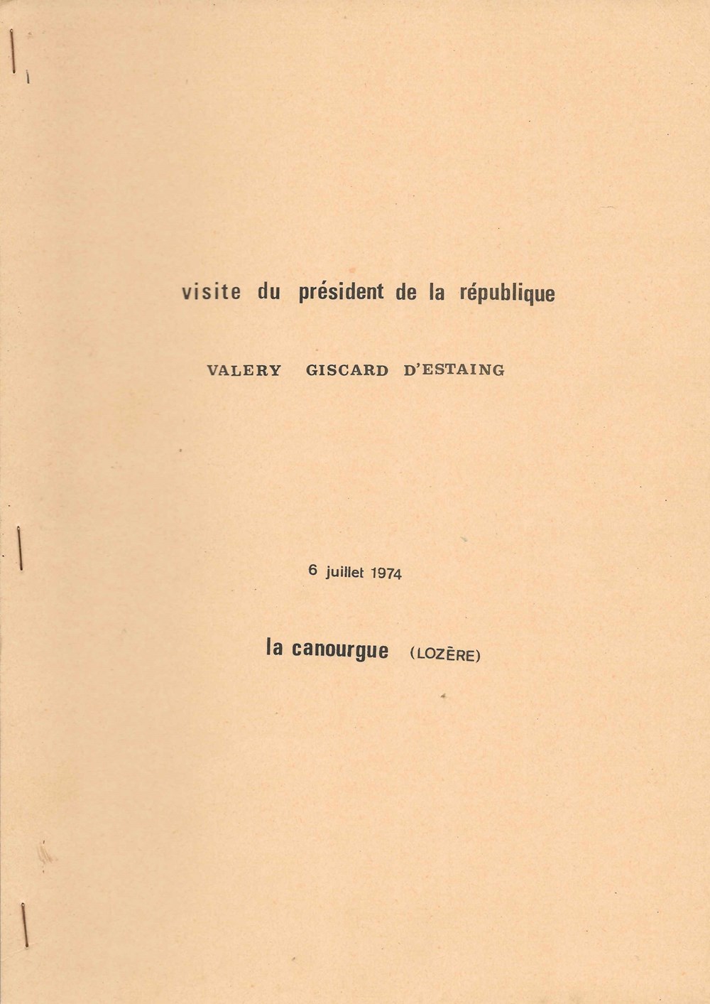 livres bd revues 1974 visite du president de la republique