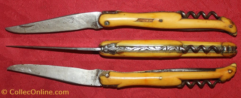 Laguiole Thibaud à Sévérac - Crocombette couteaux regionaux laguiole thibaud a severac crocombette