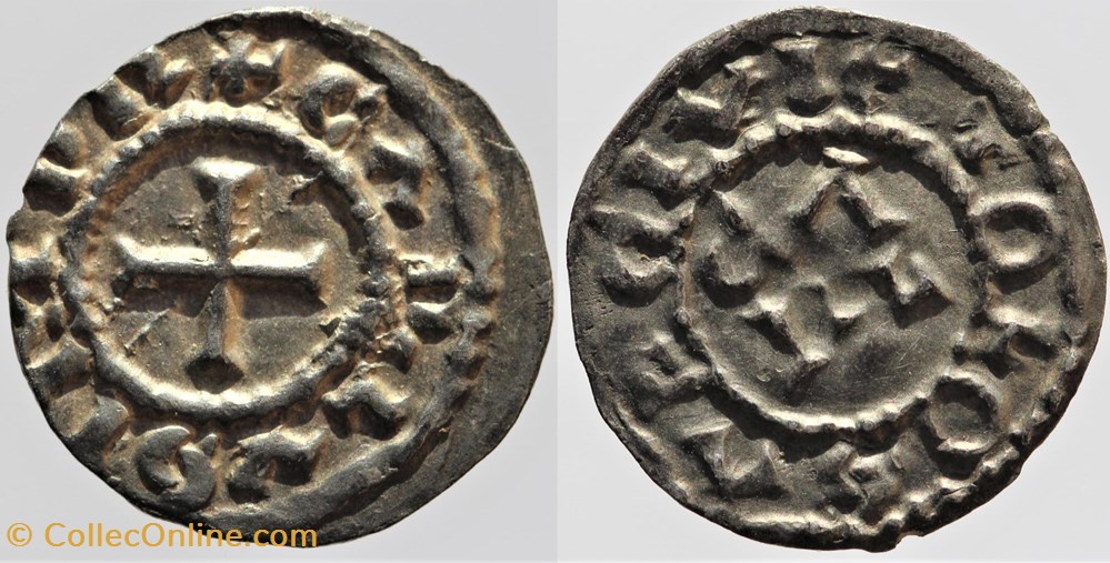 monnaies europe medievale royaumes francs charles iii toulouse obole