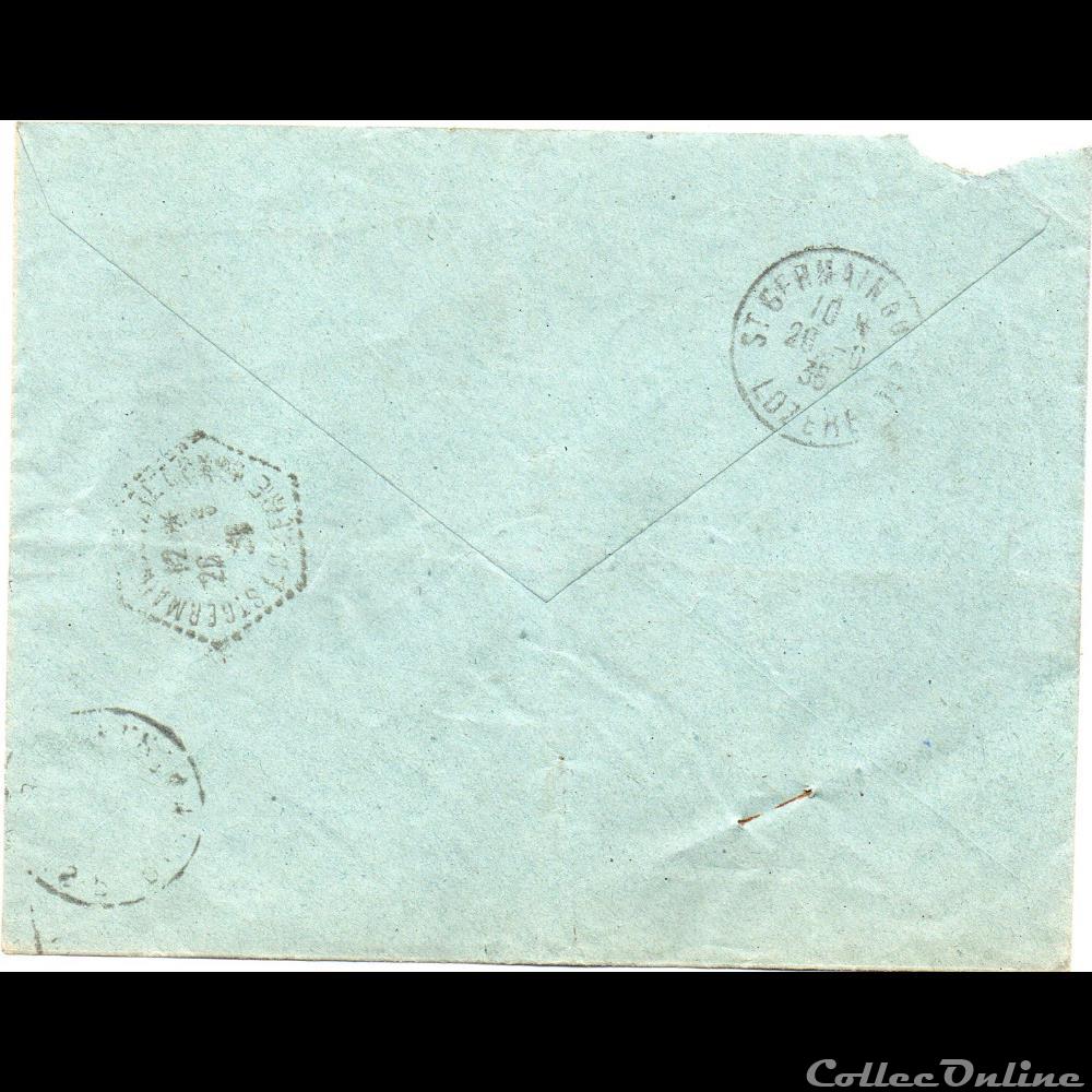 1936 - Cachets type A4 marque postale europe france 1936 cachets type a4