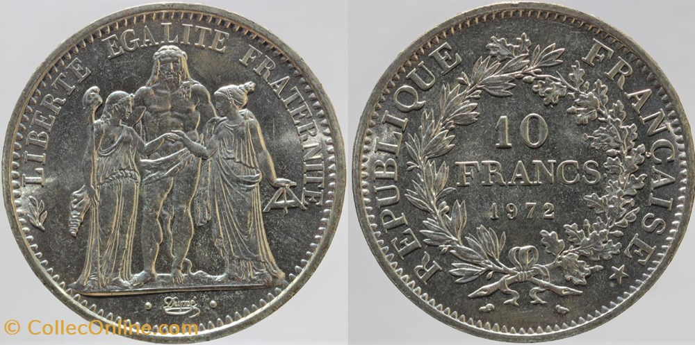F-364 - Dupré - 10 fr. - 1972 monnaies monde france f 364 dupre 10 fr 1972