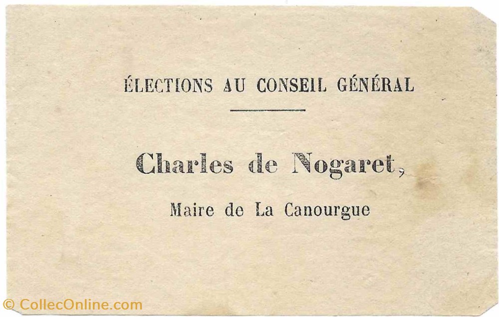 documents anciens autres elections fin xixe