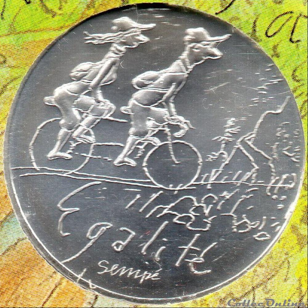 2014 - 10 euro Sempé - Egalité, été monnaies euros france 2014 10 euro sempe egalite ete