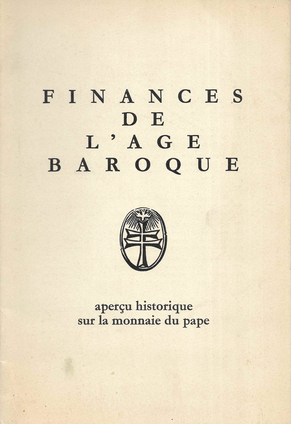 monnaies livres ouvrages 1962 finances de age baroque