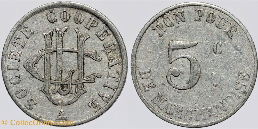 monnaies monde france 56 lorient 5 centimes