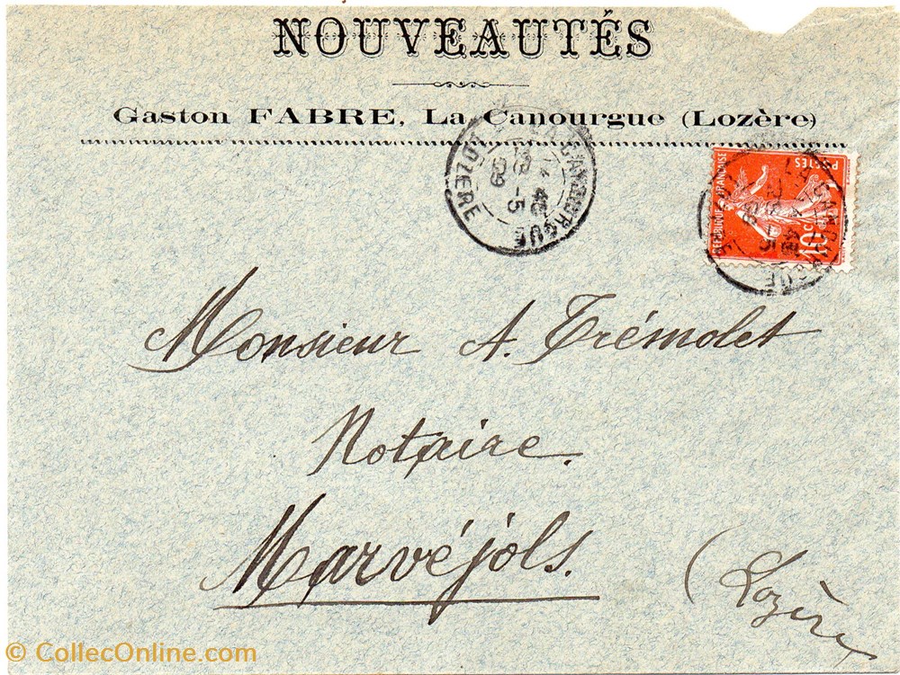 Fabre Gaston (1909) documents anciens factures commerciaux fabre gaston 1909