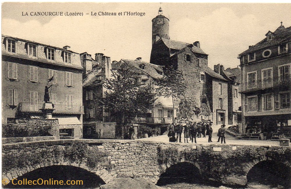 C06 - Le Château et l'Horloge cartes postales europe france c06 le chateau et horloge