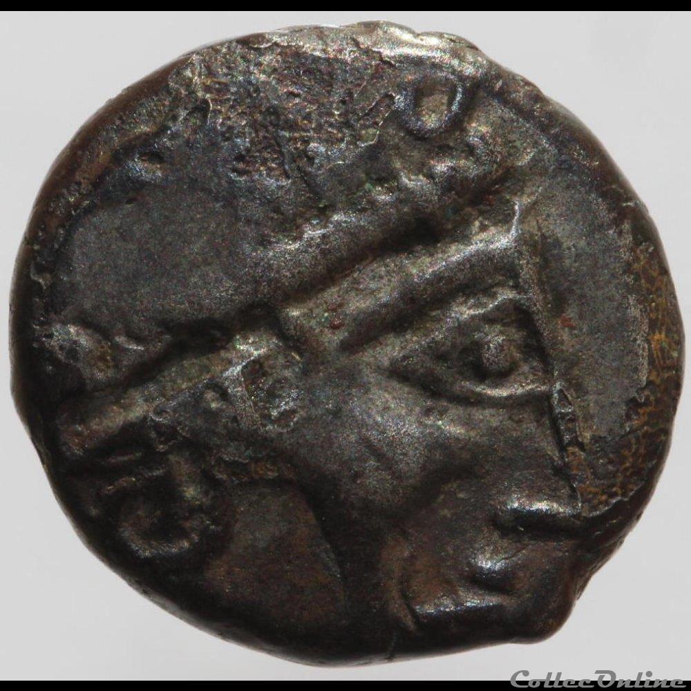 série 1169B DT 3536 drachme au sanglier monnaie antique gauloise serie 1169b dt 3536 drachme au sanglier