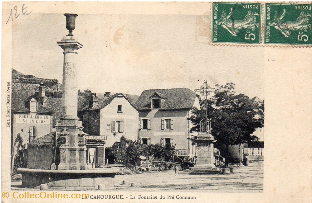 cartes postales europe france c06 le pre commun la fontaine