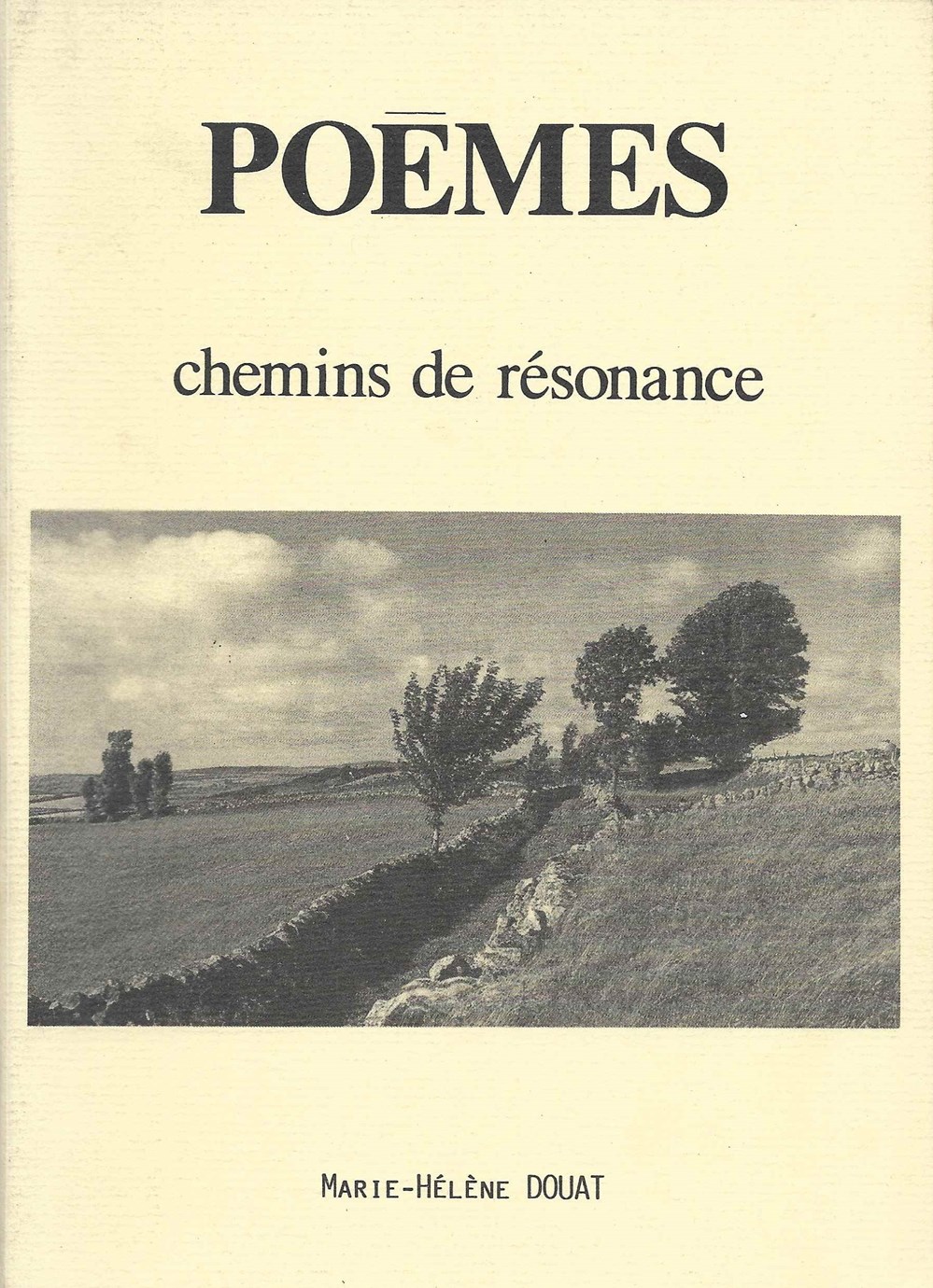 1991 - Poèmes, chemins de résonance livres bd revues 1991 poemes chemins de resonance