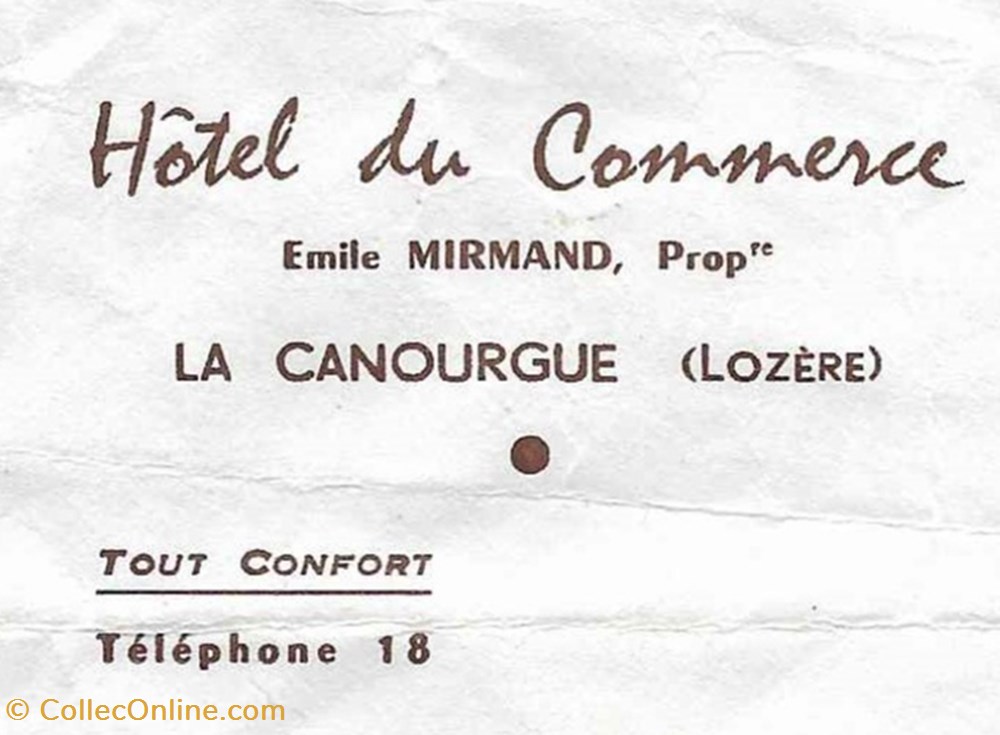 Mirmand Emile (années 60) vieux papiers factures documents commerciaux mirmand emile annees 60