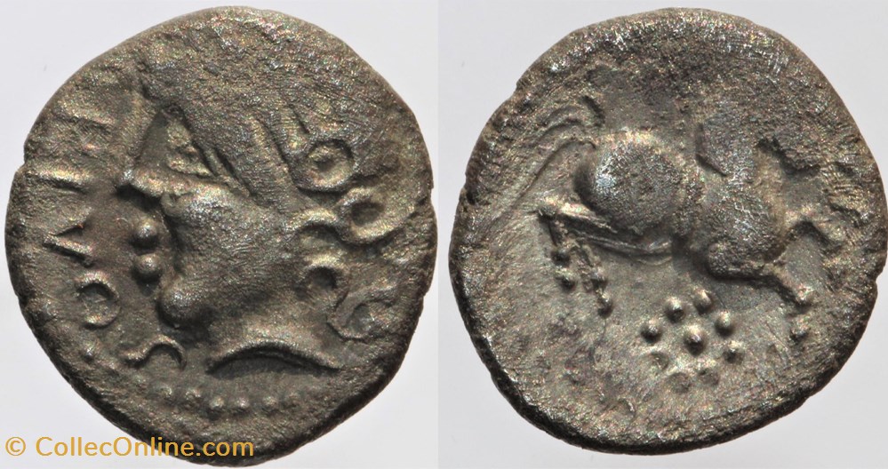 Santons - Denier ARIVOS-SANTONO monnaies antiques av jc ap celtes santons denier arivos santono