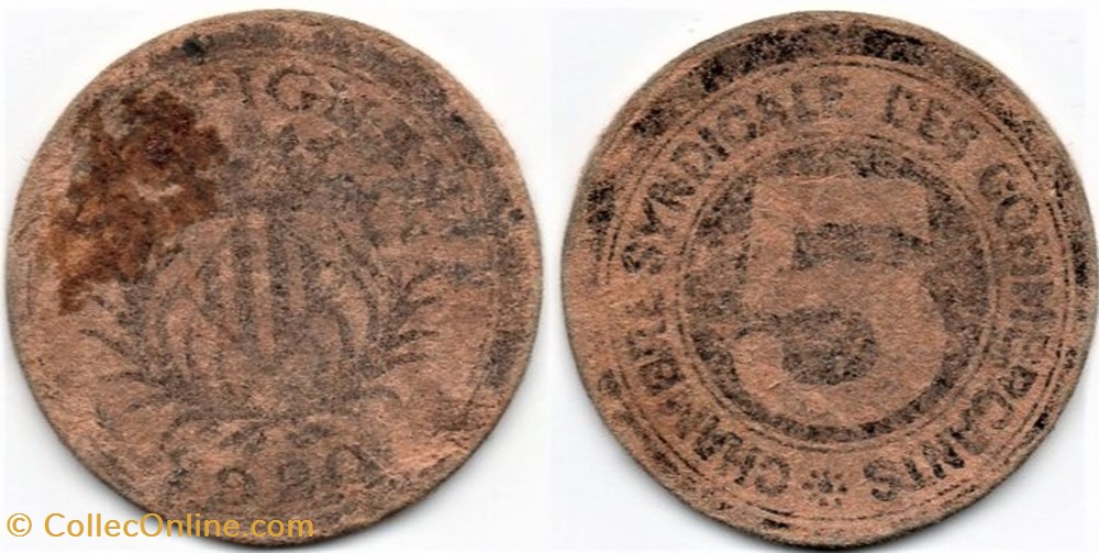 66 - Perpignan - C.S.C., 1920 monnaies monde france 66 perpignan c s c 1920