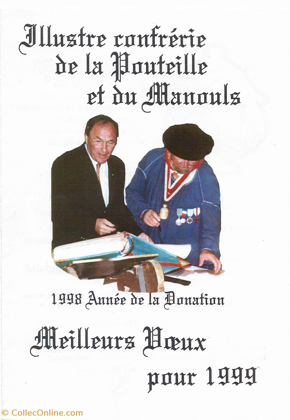documents anciens 1999 v ux confrerie de la pouteille et du manoul