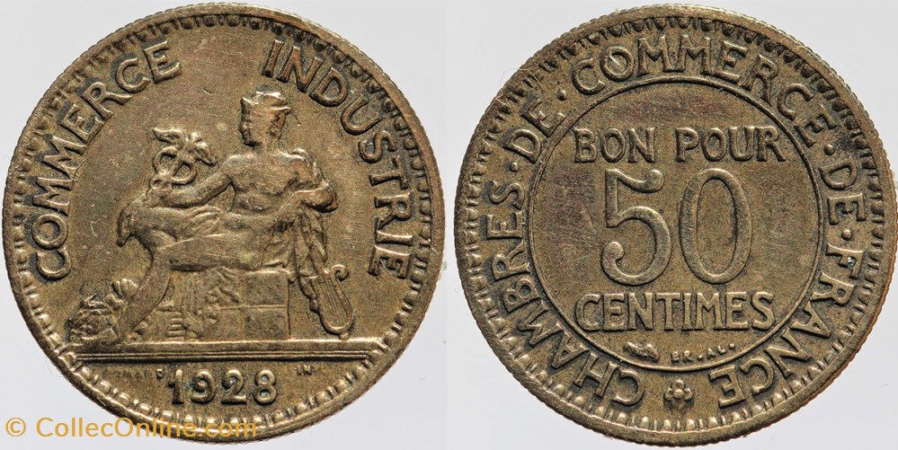 F-191 - Domard - 50 c. - 1928 monnaies monde france f 191 domard 50 c 1928