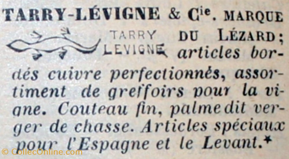 couteaux laguiole droit tarry levigne thiers