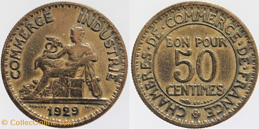 F-191 - Domard - 50 c. - 1929 monnaies monde france f 191 domard 50 c 1929