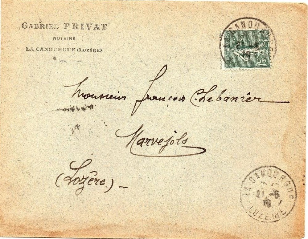Privat Gabriel (1919) documents anciens factures commerciaux privat gabriel 1919