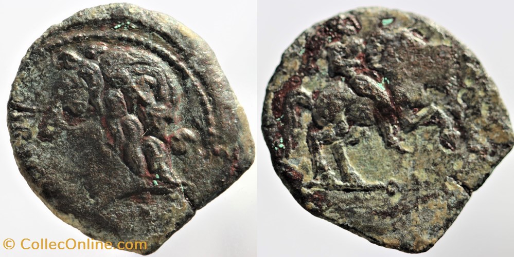 Arverne Bronze BRIGIOS Monnaies Antiques Celtes Gaule