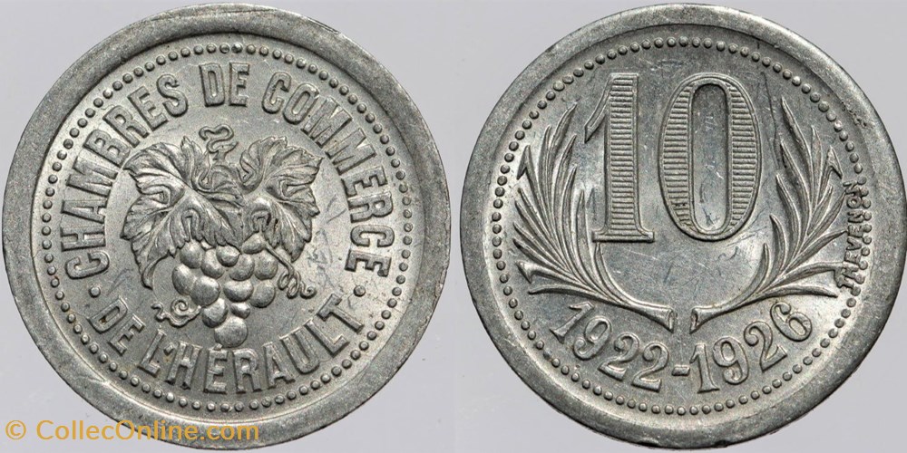 34 - Herault - C.C. - 10 centimes monnaies monde france 34 herault c c 10 centimes