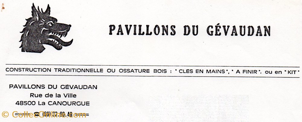 Delous Paul (1985) documents anciens factures commerciaux delous paul 1985