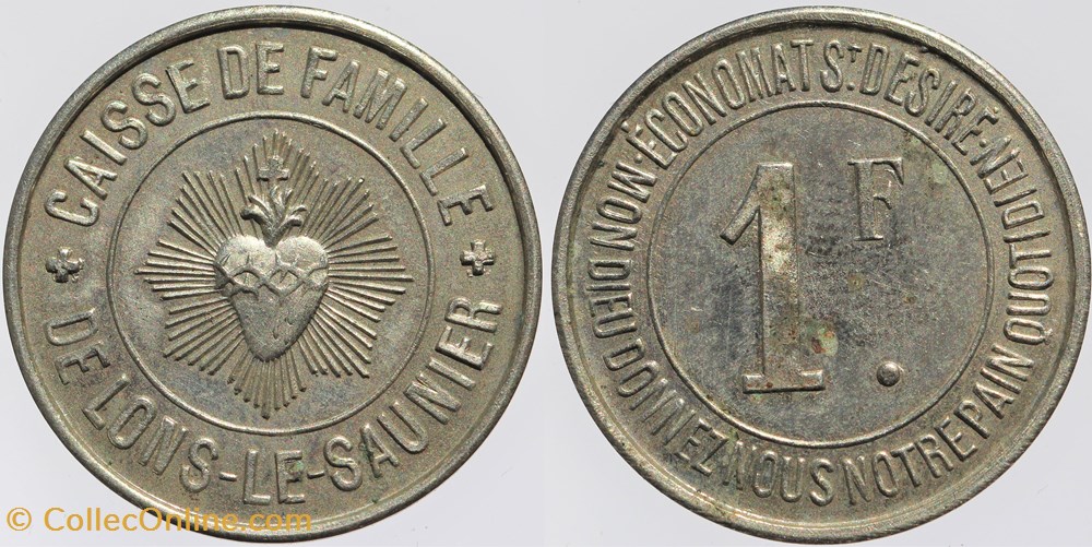 monnaies monde france 39 lons le saunier 1 franc