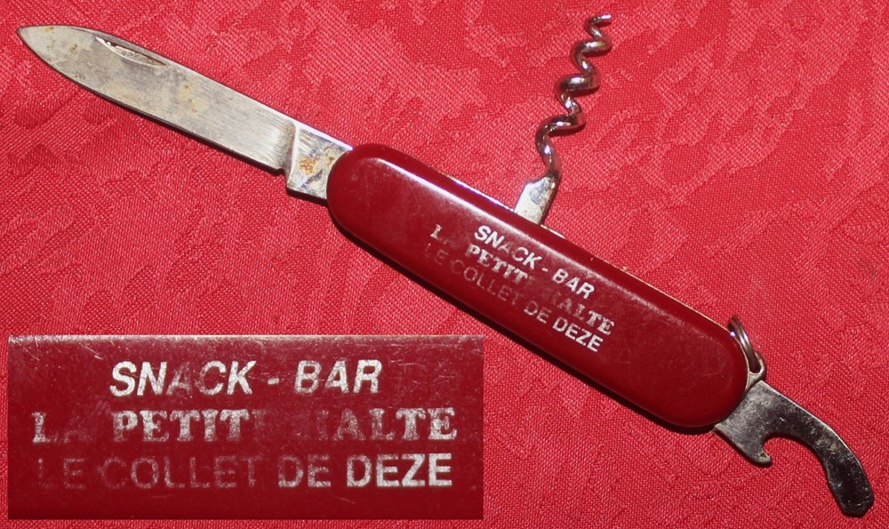 Couteau publicitaire pour le Collet-de-Dèze couteaux publicitaires couteau publicitaire pour le collet de deze