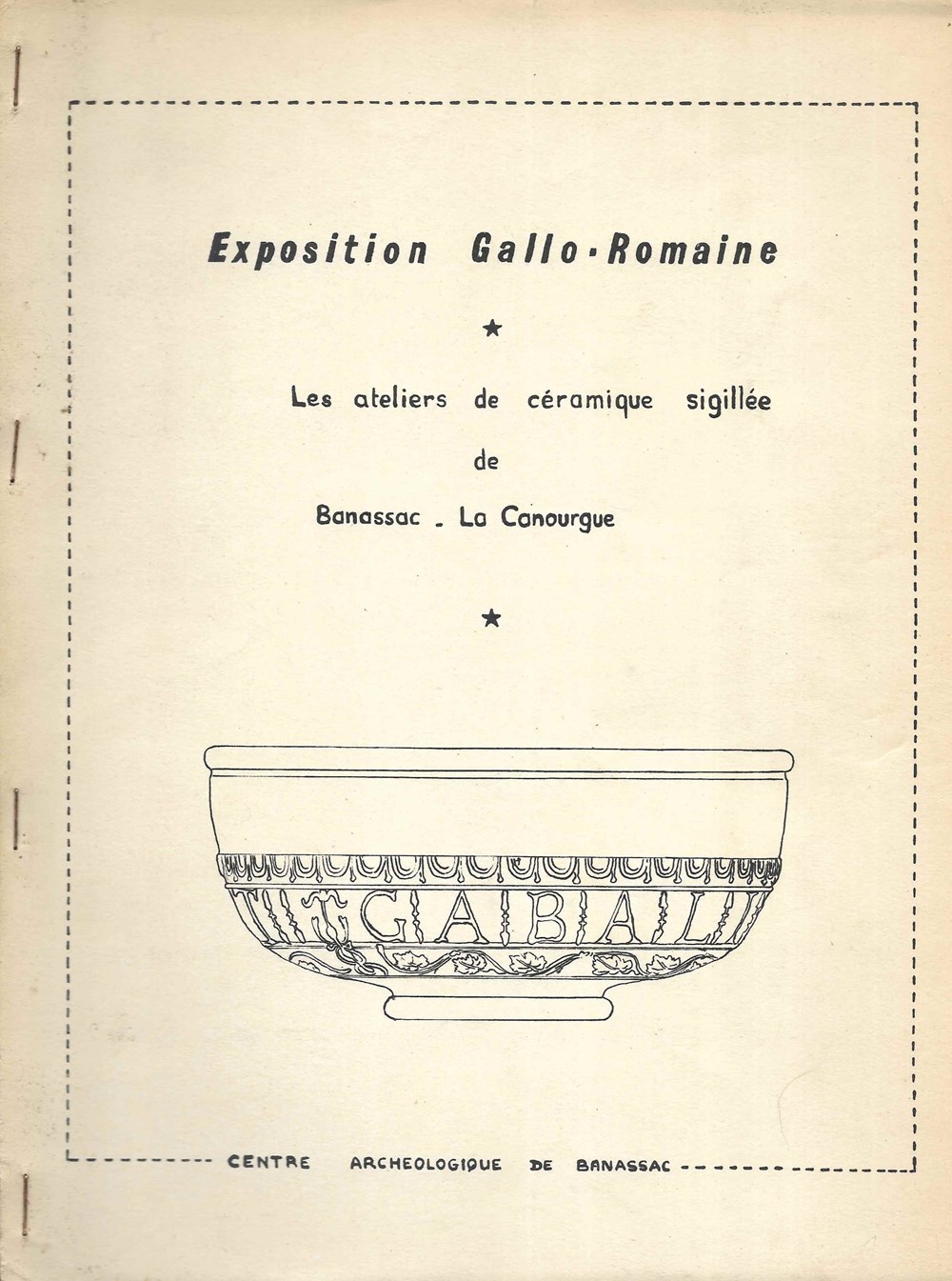 1960 (vers) - Exposition Gallo-Romaine livres bd revues 1960 vers exposition gallo romaine