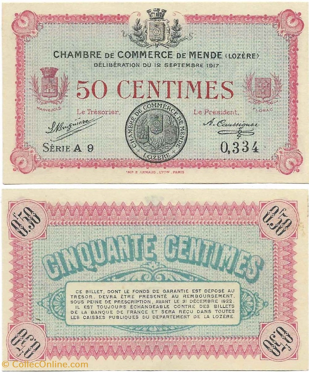 50 cent. C.C.M. - Série A9 billets europe france 50 cent c c m serie a9